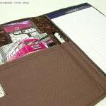 Daily Organizer - Antique Brown Paisley With Two..